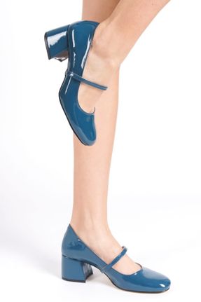 کفش پاشنه بلند کلاسیک آبی زنانه PU پاشنه ضخیم پاشنه متوسط ( 5 - 9 cm ) کد 787739259