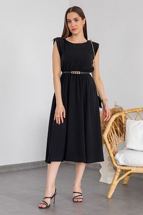 لباس مشکی زنانه بافتنی WOMAN VISION - کد 787720679