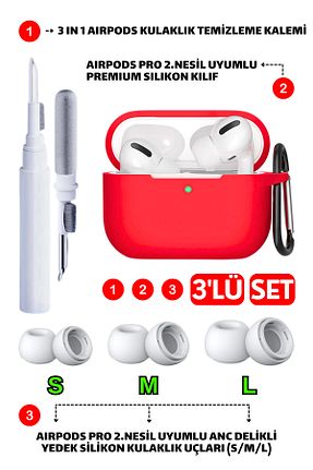 کیف Airpods قرمز کد 787842687