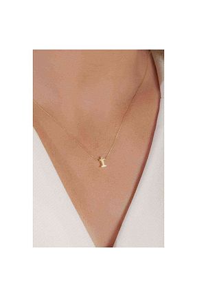 گردنبند نقره زرد زنانه 925 عیار Şimal Silver - کد 62428426