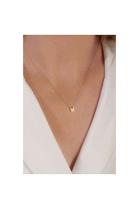 گردنبند نقره زرد زنانه 925 عیار Şimal Silver - کد 62426693