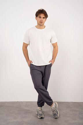 شلوار کرمگن طوسی مردانه رگولار PAKONN - کد 787562043