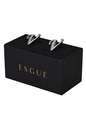 دکمه سر آستین طوسی مردانه Esgue - کد 55424997