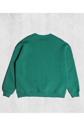 سوئیشرت سبز زنانه ساده PullTheHood - کد 782050221