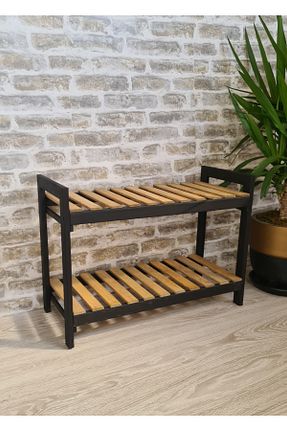 جا کفشی مشکی چوب 60 cm 64 cm کد 787720021