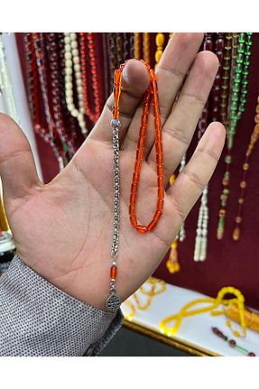 تسبیح نارنجی کهربا izmirpazarı - کد 787746070