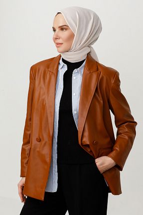 شال بژ زنانه پنبه ای VALORSCARF - کد 788022782