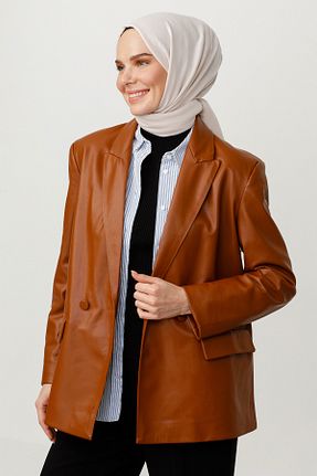 شال بژ زنانه پنبه ای VALORSCARF - کد 788022782