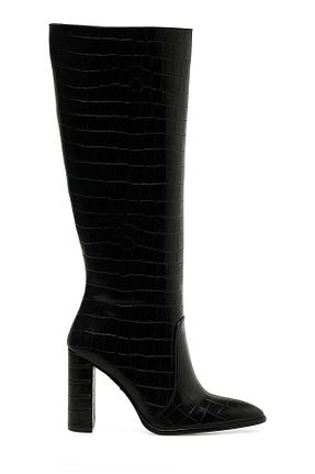 چکمه مشکی زنانه پاشنه کوتاه (1 - 4 سانتی متر) Nine West - کد 787965205