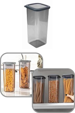 ظرف نگهداری طوسی پلاستیک Eynel - کد 788129361