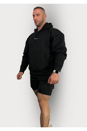 سوئیشرت اسپرت مشکی زنانه گشاد Sporcum - کد 788167373