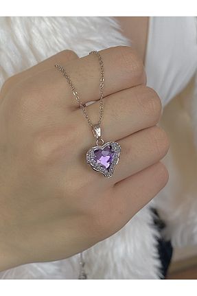 گردنبند جواهر زنانه برنجی takıtarzım - کد 788161425