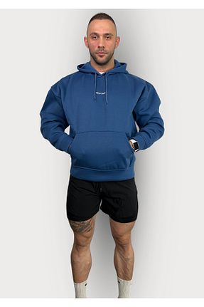 سوئیشرت اسپرت سرمه ای زنانه گشاد Sporcum - کد 788167194