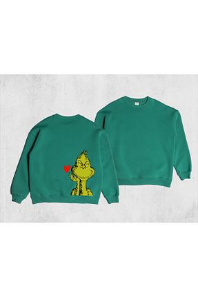 سوئیشرت سبز زنانه ساده PullTheHood - کد 788439295