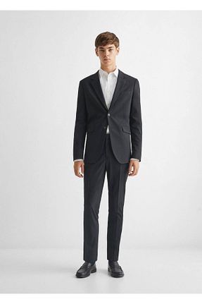 کت مشکی مردانه Blazer MANGO Teen - کد 748878360