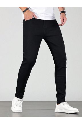 شلوار جین مشکی مردانه پاچه تنگ Cuqq Denim - کد 788472113