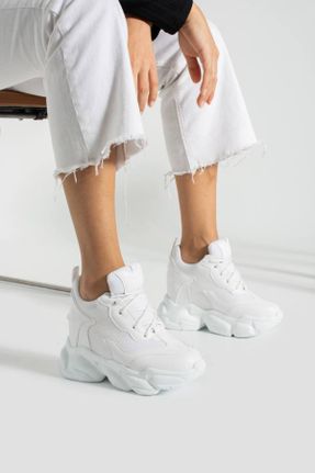 کفش پاشنه بلند پر سفید زنانه پاشنه بلند ( +10 cm) چرم مصنوعی پاشنه پر کد 788038142