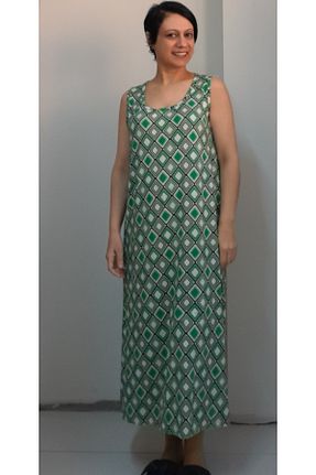 لباس سایز بزرگ سبز زنانه Penye Mertcan Butik - کد 788469169