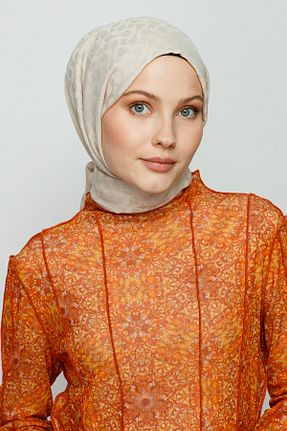 شال بژ زنانه VALORSCARF - کد 788019344