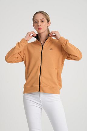 سوئیشرت بژ زنانه نقش دار / کار شده COOLHILL - کد 788121634