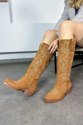 چکمه قهوه ای زنانه جیر Modapigo - کد 788041400