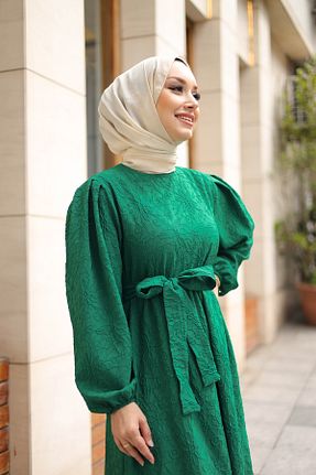 لباس سبز زنانه بافتنی shalby - کد 788162390