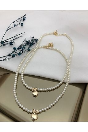 گردنبند مروارید سفید çelik takı - کد 788242759