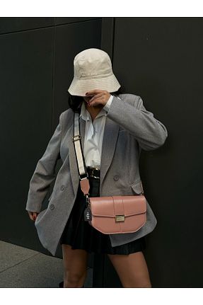 کیف دوشی صورتی زنانه چرم مصنوعی Night - کد 788453959