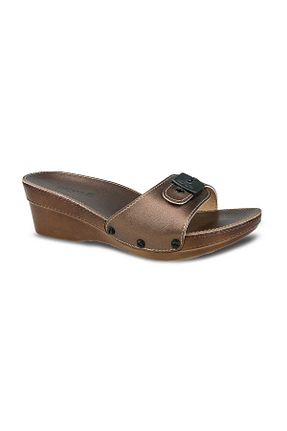 دمپائی متالیک زنانه چرم مصنوعی Ceyo - کد 39898843