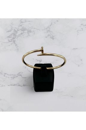 دستبند طلا طلائی زنانه 14 عیار Has Kuyumcum - کد 788659989