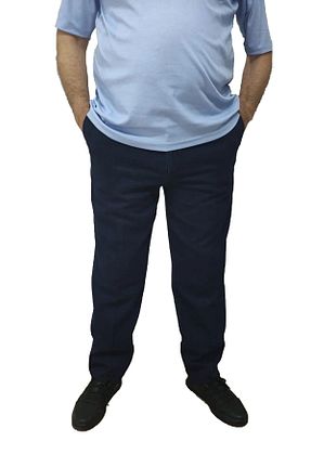 شلوار سرمه ای مردانه پنبه پلی استر nacar çarşı - کد 788671842