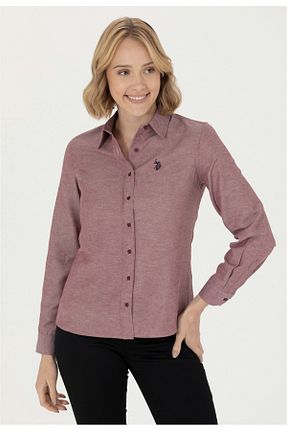 پیراهن قهوه ای زنانه اسلیم فیت U.S. Polo Assn. - کد 788758465