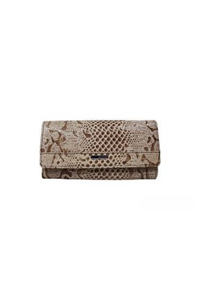 کیف پول بژ زنانه ابعاد بزرگ Karya Deri - کد 383718181