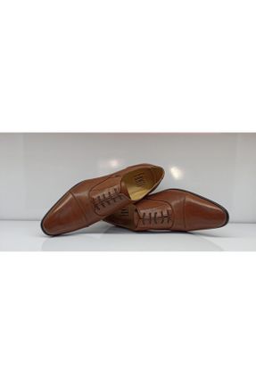 کفش کلاسیک قهوه ای مردانه چرم طبیعی کد 101363905