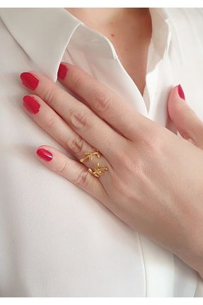 انگشتر جواهر زرد زنانه سنگ طبیعی LOVI - کد 42209912