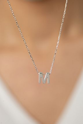گردنبند نقره رنگی زنانه 925 عیار Elika Silver - کد 102314478