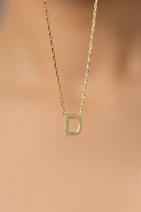 گردنبند نقره نارنجی زنانه 925 عیار Elika Silver - کد 102320641