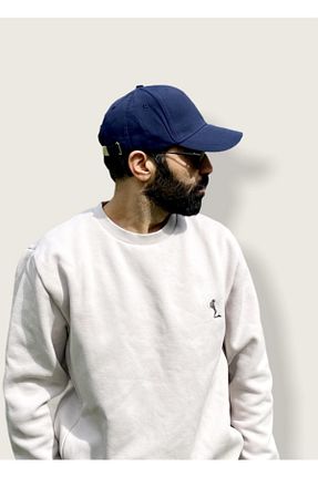 کلاه سرمه ای زنانه Zake Mxamade - کد 96310734