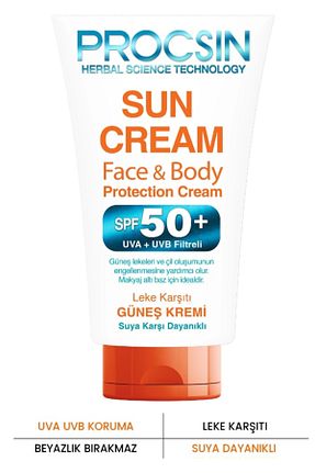 کرم ضد آفتاب صورت SPF 50 + PROCSIN - کد 788671934