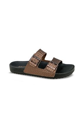 دمپائی خانگی متالیک زنانه چرم مصنوعی Ceyo - کد 338702728