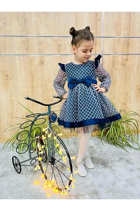 لباس سرمه ای بچه گانه بافتنی Filizdens Kids - کد 788635541