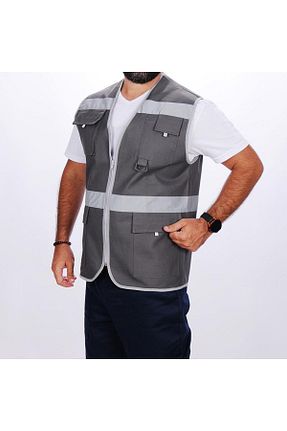لباس ایمنی کار طوسی FORMTEKS - کد 202221384