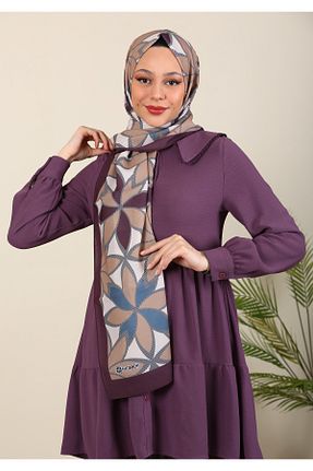 شال بنفش زنانه Medine İpeği hijabchi - کد 788680882