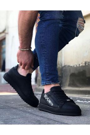 کفش کژوال مشکی مردانه پاشنه کوتاه ( 4 - 1 cm ) پاشنه ساده کد 788869775