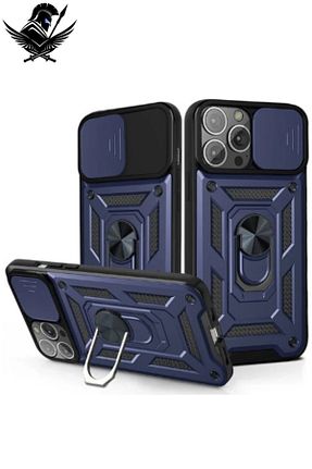 کاور و قاب سرمه ای iPhone 12 Pro AKSEFİZZ - کد 788958628