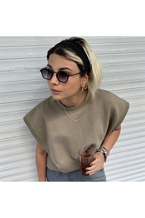 عینک آفتابی مشکی زنانه استخوانی NOYZZ - کد 767784258