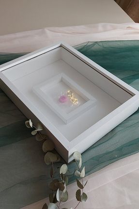 قاب عکس سفید 1 پارچه Verda Çerçeve - کد 789101070