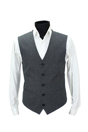 جلیقه مشکی مردانه رگولار MENTOR REGALO - کد 789104434