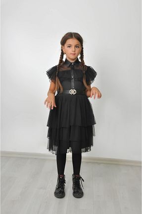 لباس مشکی بچه گانه بافتنی Filizdens Kids - کد 788649891