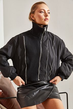 کاپشن مشکی زنانه رگولار Bianco Lucci - کد 788652402